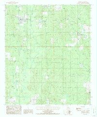 Download a high-resolution, GPS-compatible USGS topo map for Bienville, LA (1986 edition)