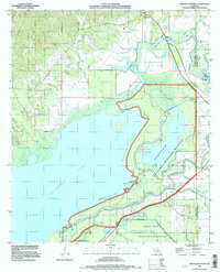 Download a high-resolution, GPS-compatible USGS topo map for Bird Island Point, LA (1997 edition)