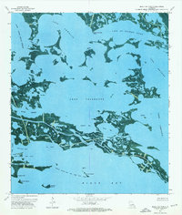 Download a high-resolution, GPS-compatible USGS topo map for Black Bay North, LA (1976 edition)