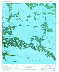 preview thumbnail of historical topo map of St. Bernard County, LA in 1973