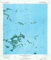Download a high-resolution, GPS-compatible USGS topo map for Black Bay South, LA (1976 edition)