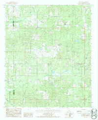 Download a high-resolution, GPS-compatible USGS topo map for Blackburn, LA (1986 edition)