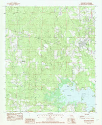 Download a high-resolution, GPS-compatible USGS topo map for Blanchard, LA (1982 edition)