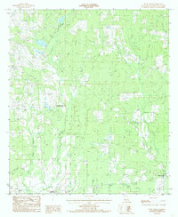 preview thumbnail of historical topo map of East Feliciana County, LA in 1984