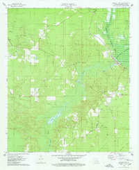 preview thumbnail of historical topo map of Bossier County, LA in 1975