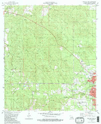 Download a high-resolution, GPS-compatible USGS topo map for Bogalusa West, LA (1982 edition)