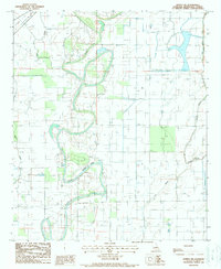 preview thumbnail of historical topo map of Morehouse County, LA in 1988