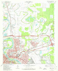 Download a high-resolution, GPS-compatible USGS topo map for Bossier City, LA (1978 edition)