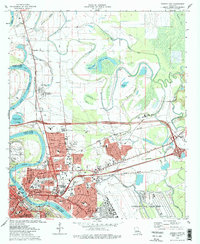 Download a high-resolution, GPS-compatible USGS topo map for Bossier City, LA (1978 edition)