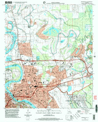 Download a high-resolution, GPS-compatible USGS topo map for Bossier City, LA (2003 edition)