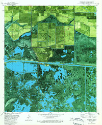 Download a high-resolution, GPS-compatible USGS topo map for Boudreaux Lake, LA (1982 edition)