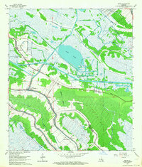 Download a high-resolution, GPS-compatible USGS topo map for Bourg, LA (1964 edition)