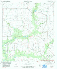 Download a high-resolution, GPS-compatible USGS topo map for Branch, LA (1991 edition)