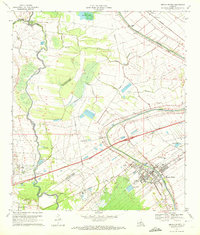 Download a high-resolution, GPS-compatible USGS topo map for Breaux Bridge, LA (1986 edition)