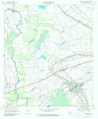 Download a high-resolution, GPS-compatible USGS topo map for Breaux Bridge, LA (1972 edition)