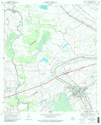 Download a high-resolution, GPS-compatible USGS topo map for Breaux Bridge, LA (1986 edition)