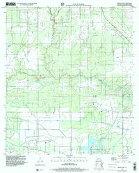 preview thumbnail of historical topo map of Calcasieu County, LA in 1998