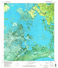 Download a high-resolution, GPS-compatible USGS topo map for Browns Lake, LA (1982 edition)