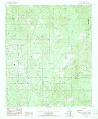 Download a high-resolution, GPS-compatible USGS topo map for Bryceland, LA (1986 edition)