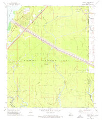 preview thumbnail of historical topo map of LaSalle County, LA in 1972