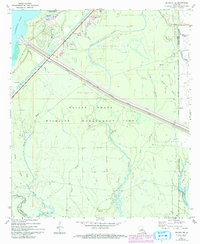 Download a high-resolution, GPS-compatible USGS topo map for Buckeye NE, LA (1993 edition)