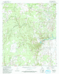 Download a high-resolution, GPS-compatible USGS topo map for Buckeye, LA (1993 edition)