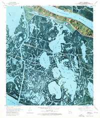 Download a high-resolution, GPS-compatible USGS topo map for Buras, LA (1976 edition)