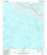 Download a high-resolution, GPS-compatible USGS topo map for Buras, LA (1994 edition)