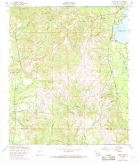 Download a high-resolution, GPS-compatible USGS topo map for Burr Ferry, LA (1968 edition)