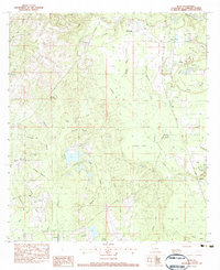 Download a high-resolution, GPS-compatible USGS topo map for Bush, LA (1983 edition)