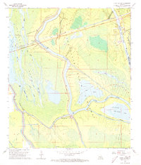 Download a high-resolution, GPS-compatible USGS topo map for Butte La Rose, LA (1970 edition)