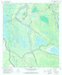 Download a high-resolution, GPS-compatible USGS topo map for Butte La Rose, LA (1988 edition)