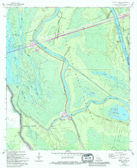 Download a high-resolution, GPS-compatible USGS topo map for Butte La Rose, LA (1998 edition)
