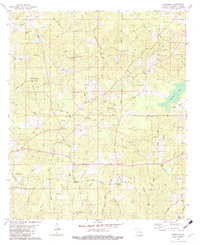 Download a high-resolution, GPS-compatible USGS topo map for Cadeville, LA (1982 edition)