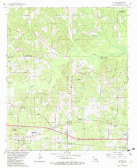preview thumbnail of historical topo map of Calhoun, LA in 1982