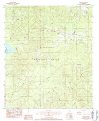 Download a high-resolution, GPS-compatible USGS topo map for Calvin, LA (1984 edition)