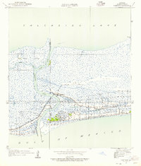 Download a high-resolution, GPS-compatible USGS topo map for Cameron, LA (1955 edition)