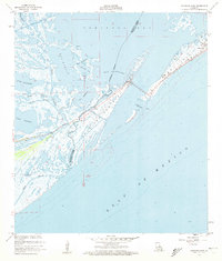 Download a high-resolution, GPS-compatible USGS topo map for Caminada Pass, LA (1960 edition)