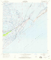 preview thumbnail of historical topo map of Lafourche County, LA in 1957
