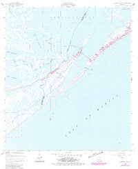 preview thumbnail of historical topo map of Lafourche County, LA in 1957