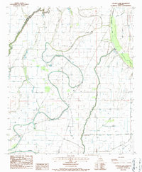 preview thumbnail of historical topo map of East Carroll County, LA in 1986