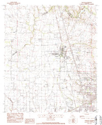 Download a high-resolution, GPS-compatible USGS topo map for Carencro, LA (1983 edition)
