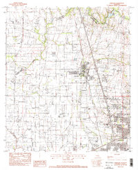 Download a high-resolution, GPS-compatible USGS topo map for Carencro, LA (1983 edition)