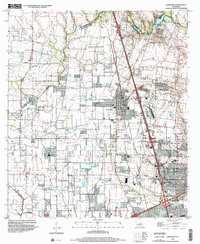 Download a high-resolution, GPS-compatible USGS topo map for Carencro, LA (2002 edition)