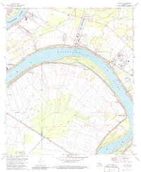 Download a high-resolution, GPS-compatible USGS topo map for Carville, LA (1986 edition)