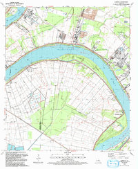 Download a high-resolution, GPS-compatible USGS topo map for Carville, LA (1992 edition)