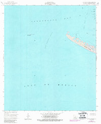 Download a high-resolution, GPS-compatible USGS topo map for Cat Island Pass, LA (1986 edition)
