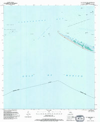 Download a high-resolution, GPS-compatible USGS topo map for Cat Island Pass, LA (1994 edition)