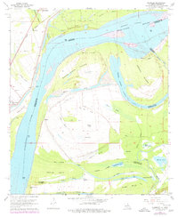Download a high-resolution, GPS-compatible USGS topo map for Chamblee, LA (1977 edition)