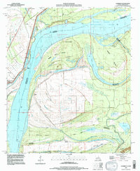 Download a high-resolution, GPS-compatible USGS topo map for Chamblee, LA (1997 edition)
